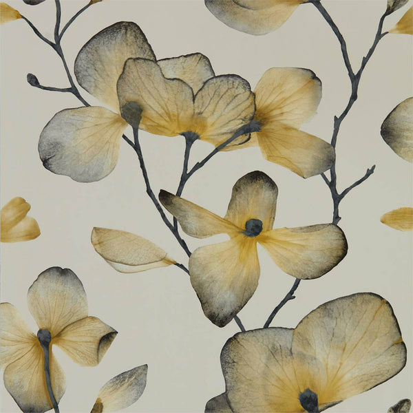 Kienze - Ochre/Steel Wallcovering | Harlequin