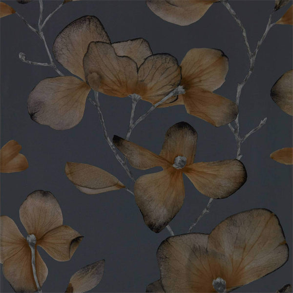 Kienze - Graphite/Silver Wallcovering | Harlequin
