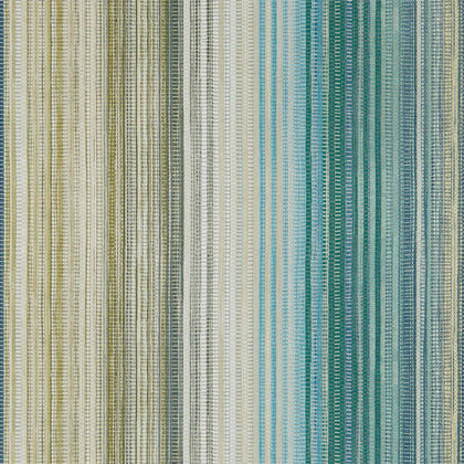 Spectro Stripe - Emerald/Marine Wallcovering | Harlequin