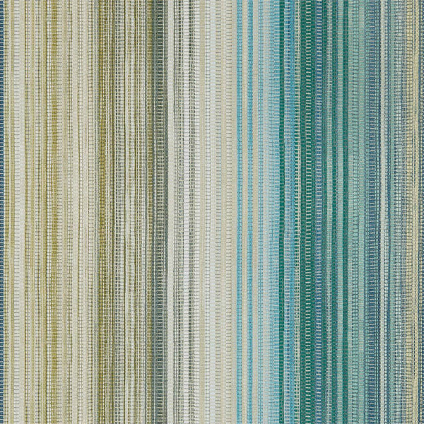 Spectro Stripe - Emerald/Marine Wallcovering | Harlequin