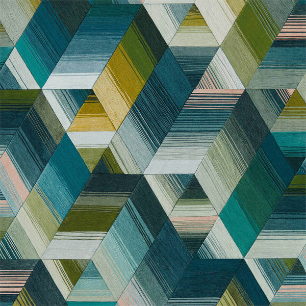 Arccos - Emerald/Blush Wallcovering | Harlequin