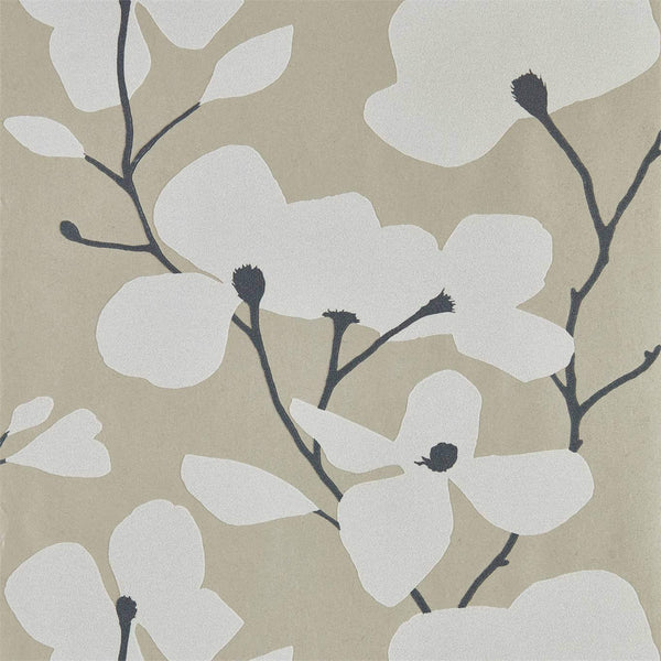 Kienze Shimmer - Gilver/Chalk Wallcovering | Harlequin