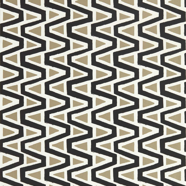 Perception - Black Earth/Gilver/New Beginnings Wallcovering | Harlequin