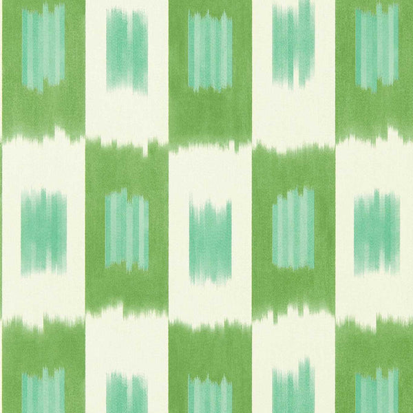 Shiruku - Emerald/Forest/Silver Willow Wallcovering | Harlequin