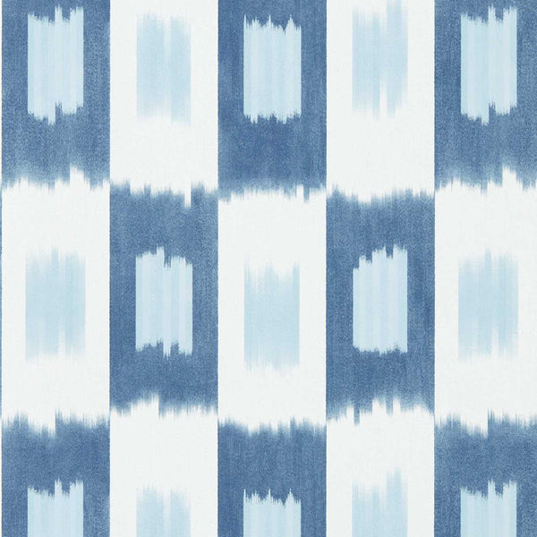 Shiruku - Wild Water/Azul/Exhale Wallcovering | Harlequin