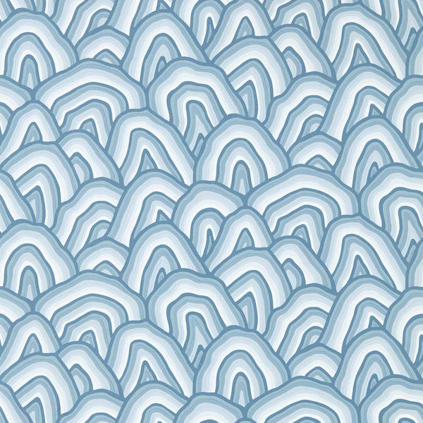 Kumo - Wild Water/Exhale Wallcovering | Harlequin