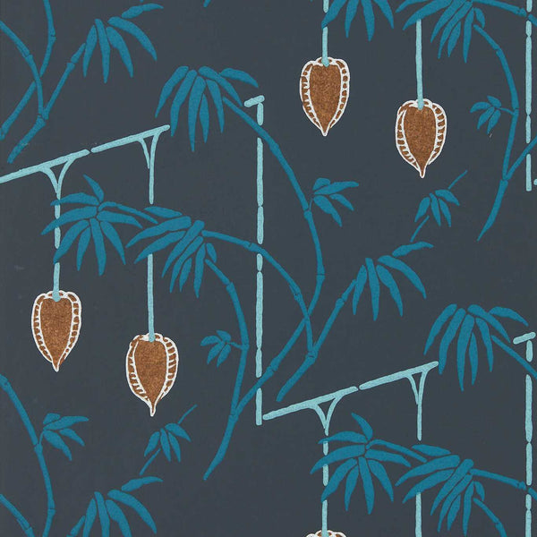 Kimiko - Japanese Ink/Copper Wallcovering | Harlequin