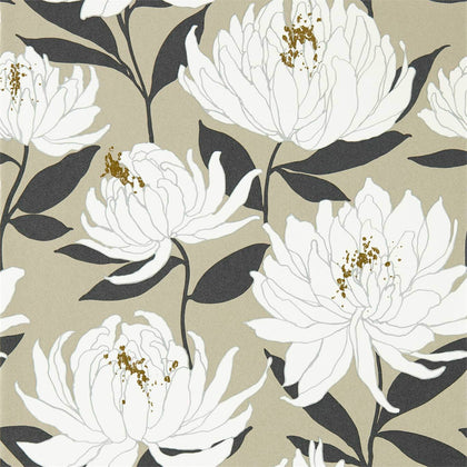 Sebal - Platinum/Ebony Wallcovering | Harlequin