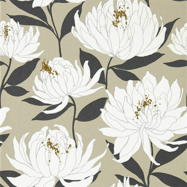 Sebal - Platinum/Ebony Wallcovering | Harlequin
