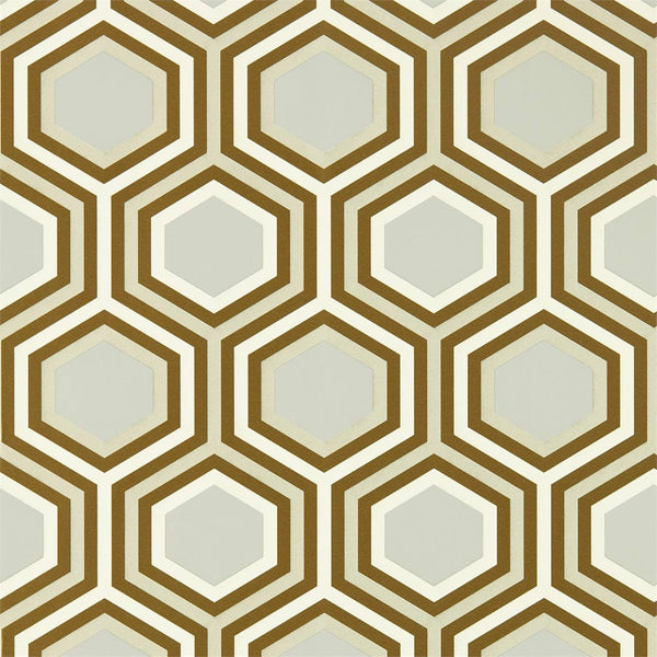 Selo - Gold/Platinum Wallcovering | Harlequin