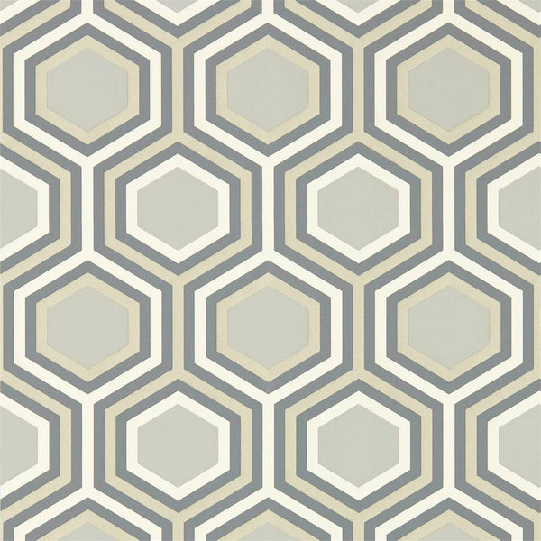 Selo - Slate/Platinum Wallcovering | Harlequin