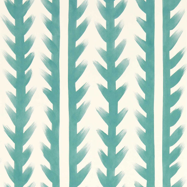 Sticky Grass - Aquamarine Wallcovering | Harlequin