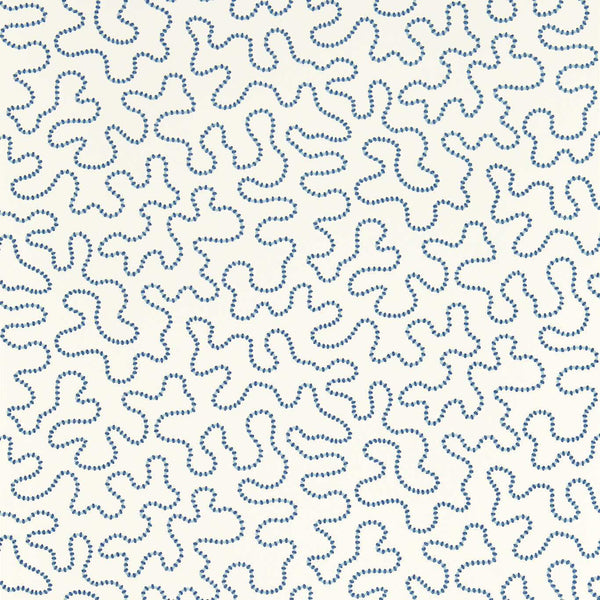 Wiggle - Lapis/Sky Wallcovering | Harlequin