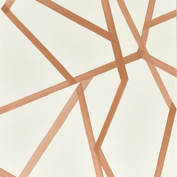 Sumi - Linen/Copper Wallcovering | Harlequin