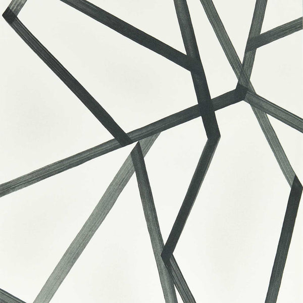 Sumi - Pearl/Charcoal Wallcovering | Harlequin