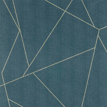 Parapet - Indigo Wallcovering | Harlequin