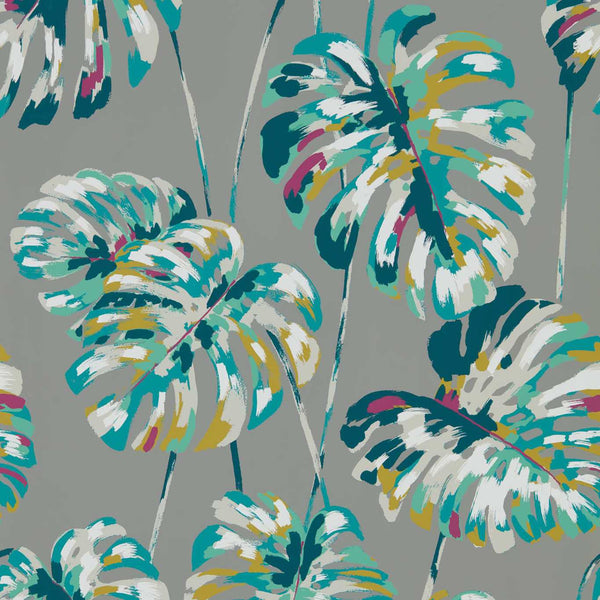 Kelapa - Lagoon/Cerise Wallcovering | Harlequin