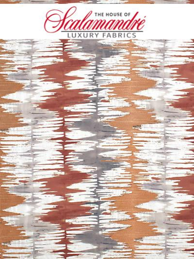 RIVER DELTA - SIENNA - FABRIC - JM1763-004 at Designer Wallcoverings and Fabrics, Your online resource since 2007
