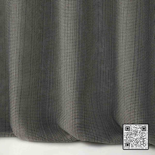 AALTO POLYESTER FR BLACK SILVER WHITE DRAPERY available exclusively at Designer Wallcoverings