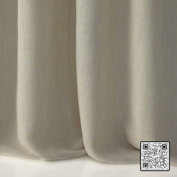 ROHE POLYESTER FR BEIGE BEIGE WHITE DRAPERY available exclusively at Designer Wallcoverings
