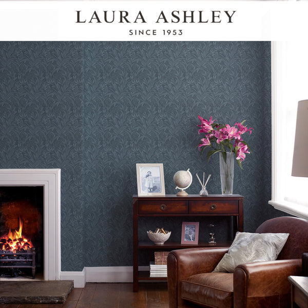 Laura Ashley Barley Dusky Seaspray Wallcovering