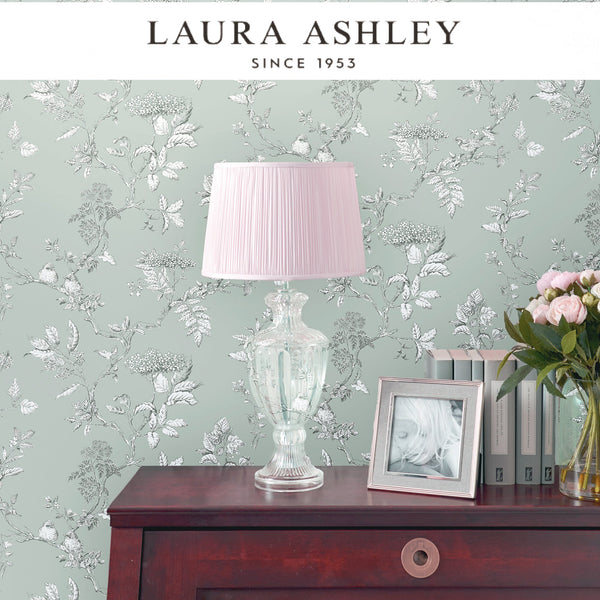 Laura Ashley Elderwood Duck Egg Wallcovering