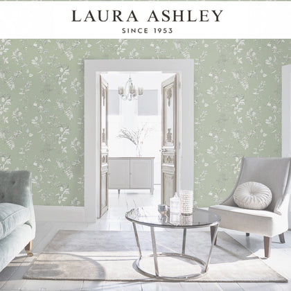 Laura Ashley Elderwood Sage Wallcovering