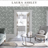 Laura Ashley Magnolia Grove Slate Wallpaper Available Exclusively at Designer Wallcoverings