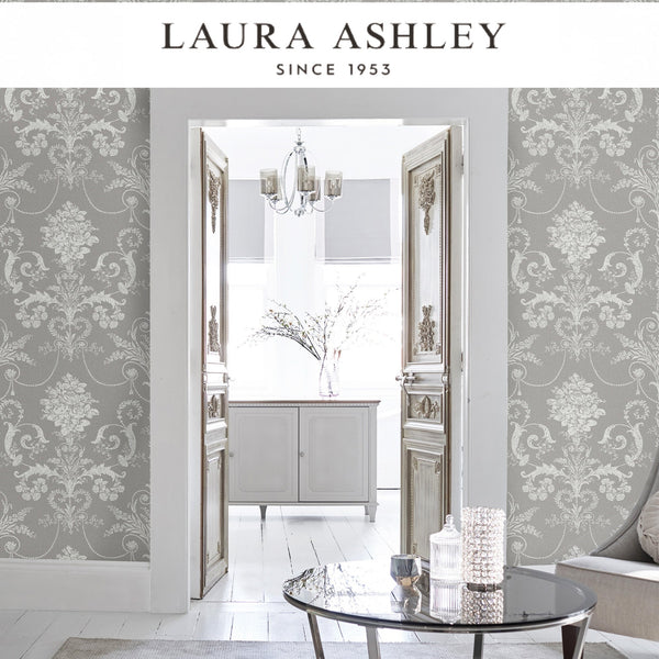 Laura Ashley Josette Steel Wallcovering