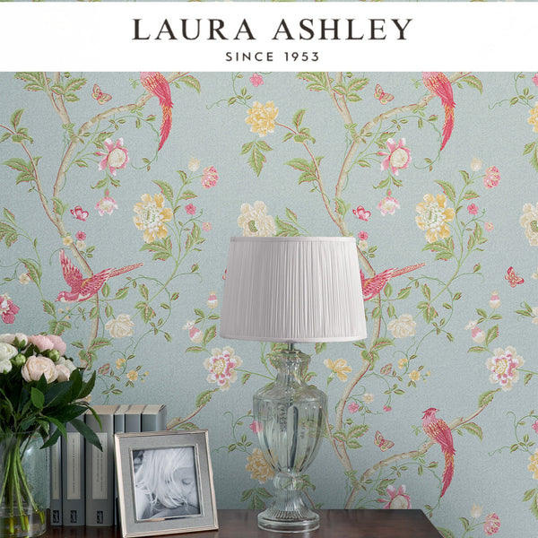 Laura Ashley Summer Palace Duck Egg Wallcovering