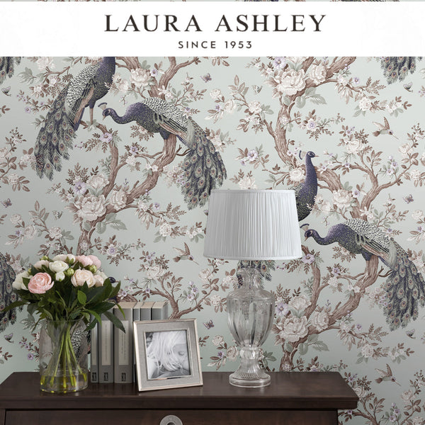 Laura Ashley Belvedere Duck Egg Wallcovering