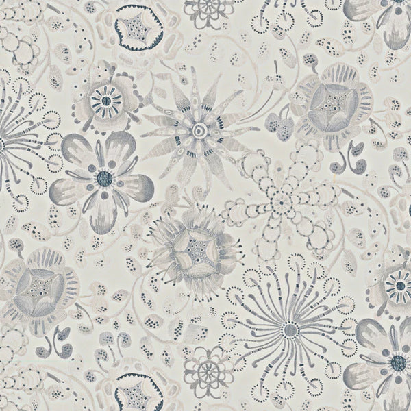 Magic Garden Wallcovering - Grey/Multi