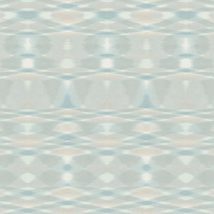 Sunrise Flame Wallcovering - Light Blue/Multi