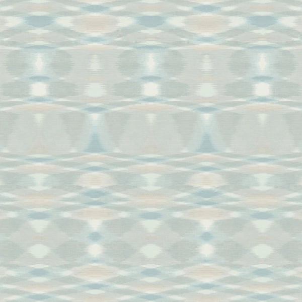Sunrise Flame Wallcovering - Light Blue/Multi
