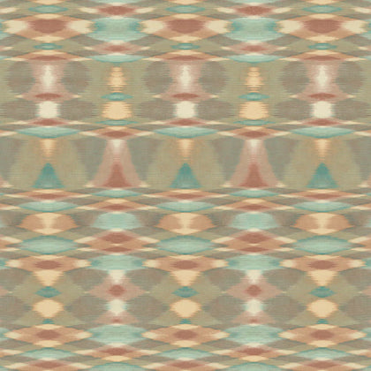 Sunrise Flame Wallcovering - Rust/Multi