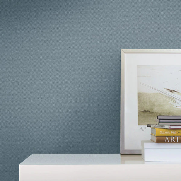 Chevronette Wallcovering - Blue