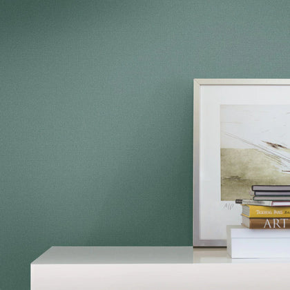 Chevronette Wallcovering - Teal