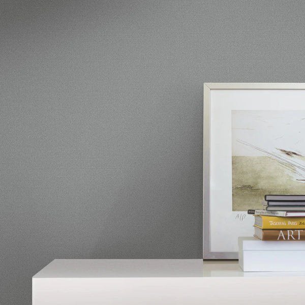 Chevronette Wallcovering - Grey