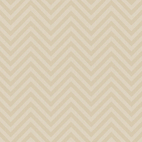 Macro Chevron Wallcovering - Beige/Cream