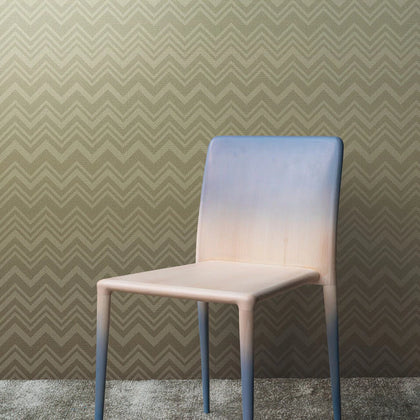 Iconic Shades Ombre Wallcovering - Olive Green