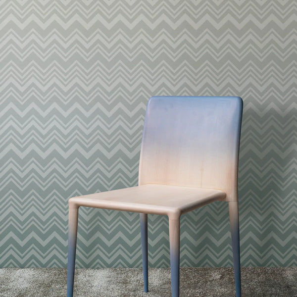 Iconic Shades Ombre Wallcovering - Smokey Blue
