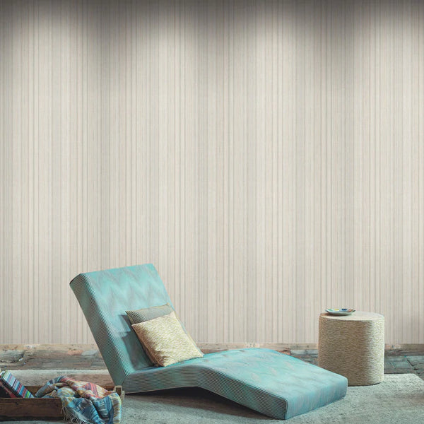 Striped Sunset Wallcovering - Beige/Multi