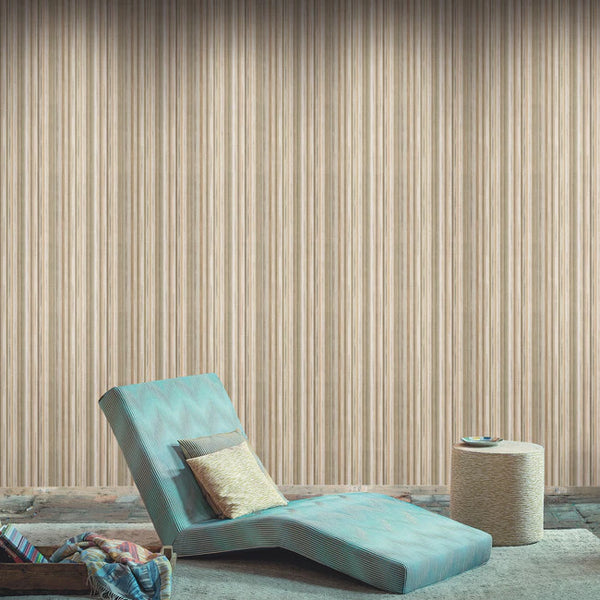 Striped Sunset Wallcovering - Brown/Multi