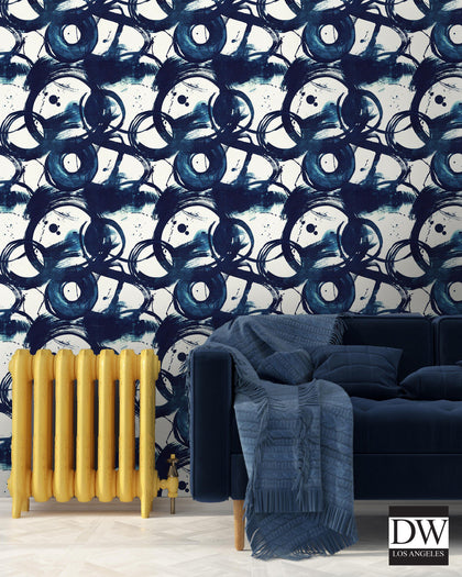 Denim Spirit - Dark Blue Wallcovering | Mind the Gap