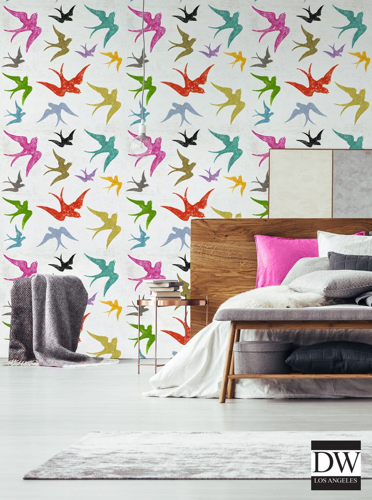 Excuse me while I Kiss the Sky - Designer Wallcoverings and Fabrics