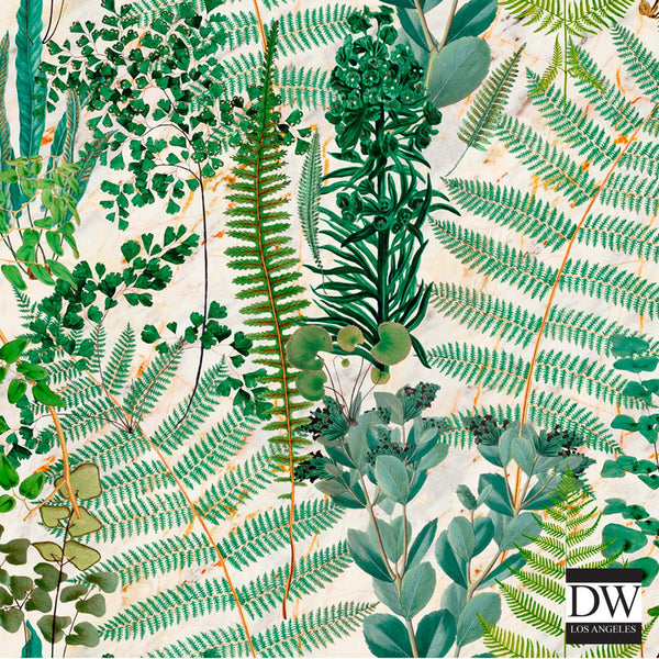 Green Sanctuary - Beige Wallcovering | Mind the Gap