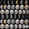 Moon Phases - Designer Wallcoverings and Fabrics