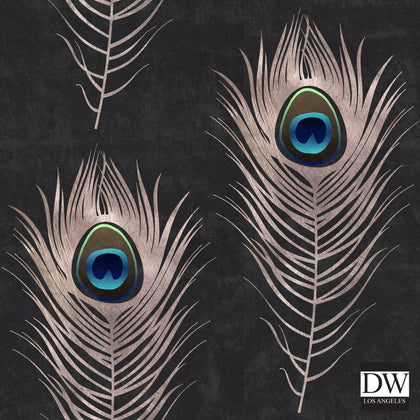 Peacock - Cream Wallcovering | Mind the Gap