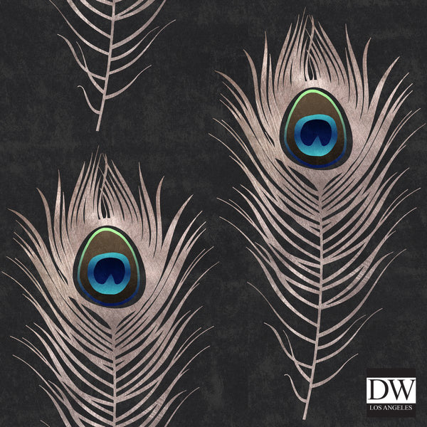Peacock - Cream Wallcovering | Mind the Gap