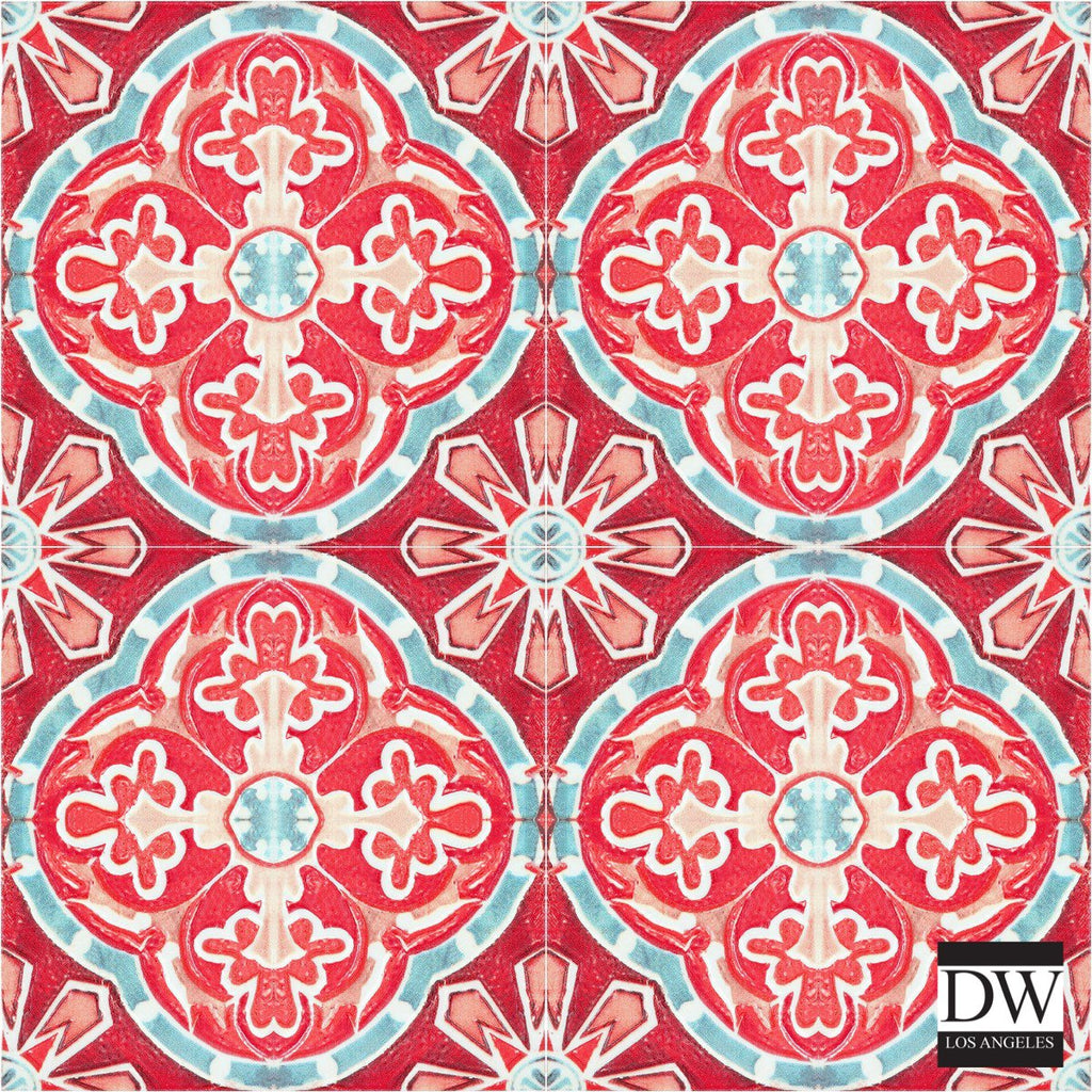 Rufous tile - Designer Wallcoverings and Fabrics